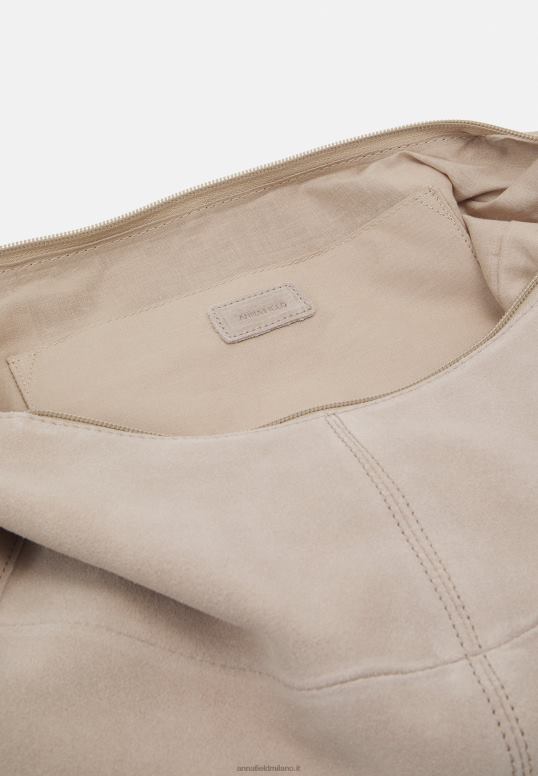 TX2DF2300 donne Anna Field borsa in pelle tortora