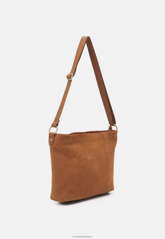 TX2DF2344 donne Anna Field borsa in pelle cognac