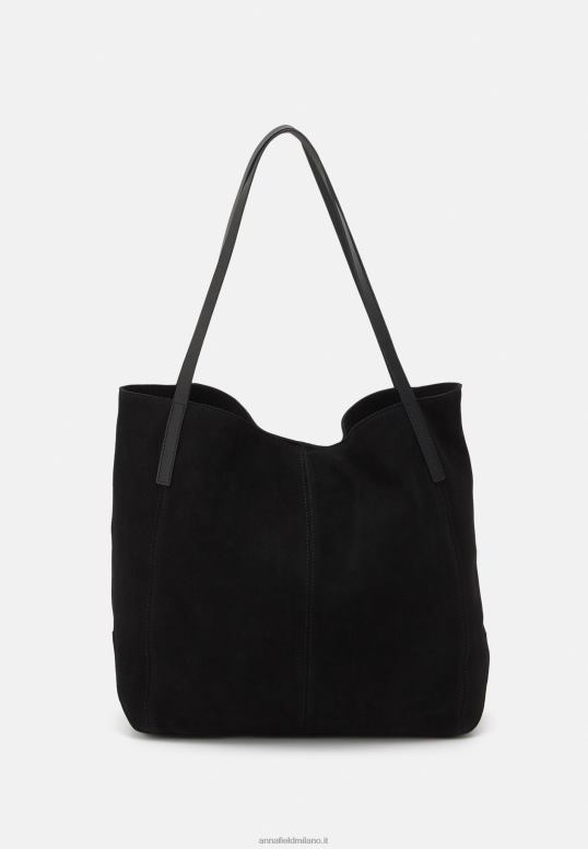 TX2DF2349 donne Anna Field borsa in pelle nera