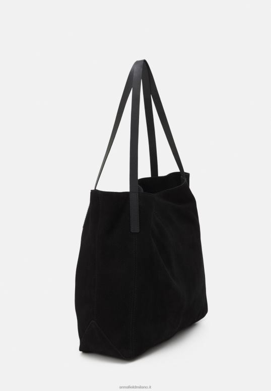 TX2DF2349 donne Anna Field borsa in pelle nera