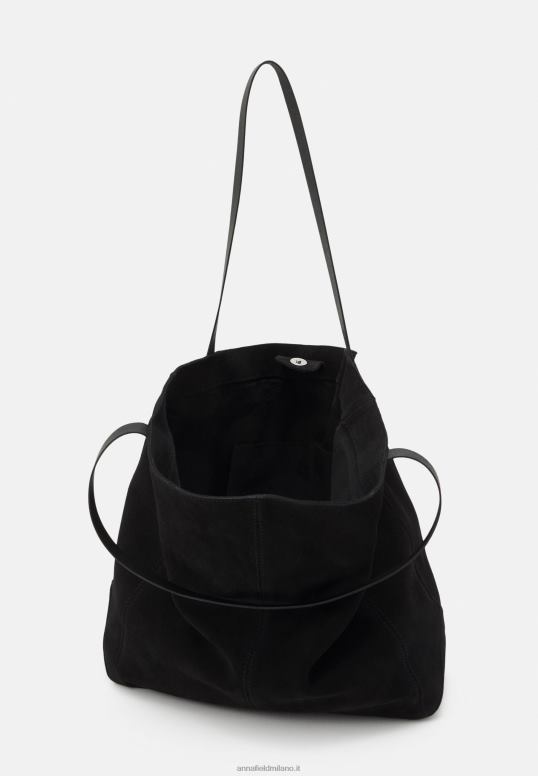 TX2DF2349 donne Anna Field borsa in pelle nera