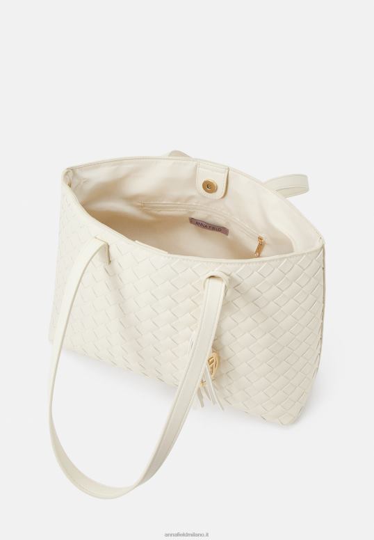 TX2DF2383 donne Anna Field borsetta bianco sporco