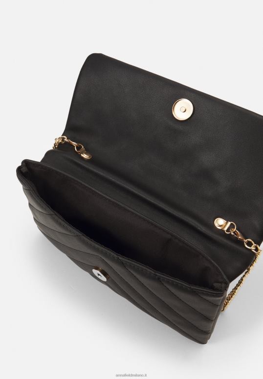 TX2DF2468 donne Anna Field set borsa tote nera