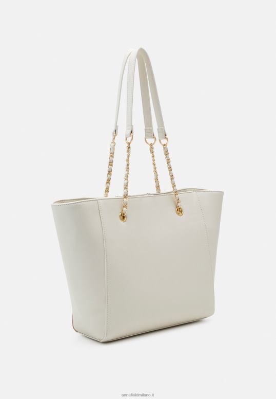 TX2DF2481 donne Anna Field tote bag bianco sporco/rosa