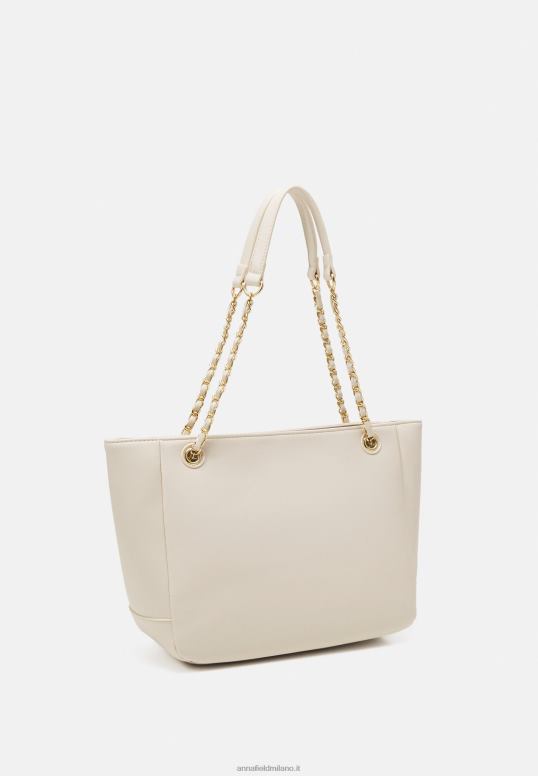 TX2DF2485 donne Anna Field borsa tote bianco sporco