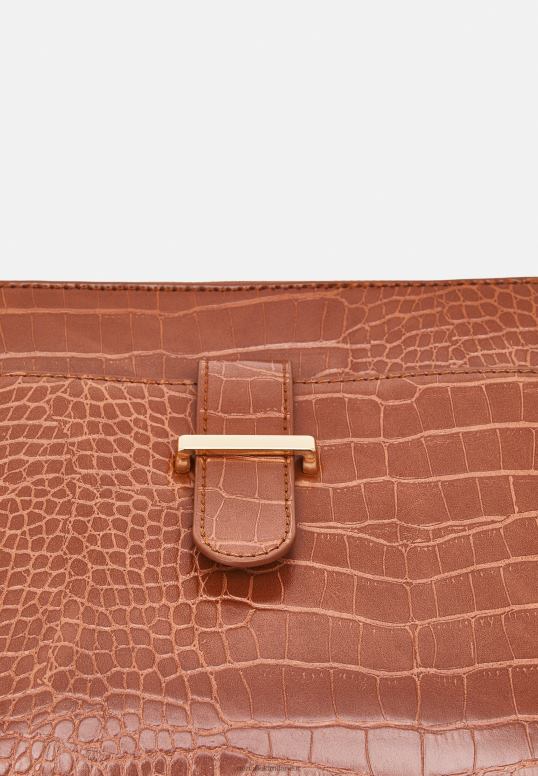TX2DF2497 donne Anna Field borsa a tracolla cognac