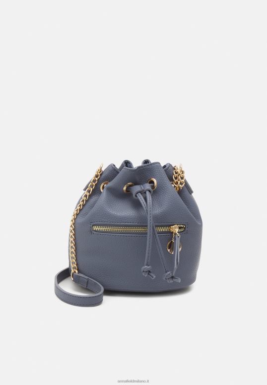 TX2DF2499 donne Anna Field borsa a tracolla azzurra