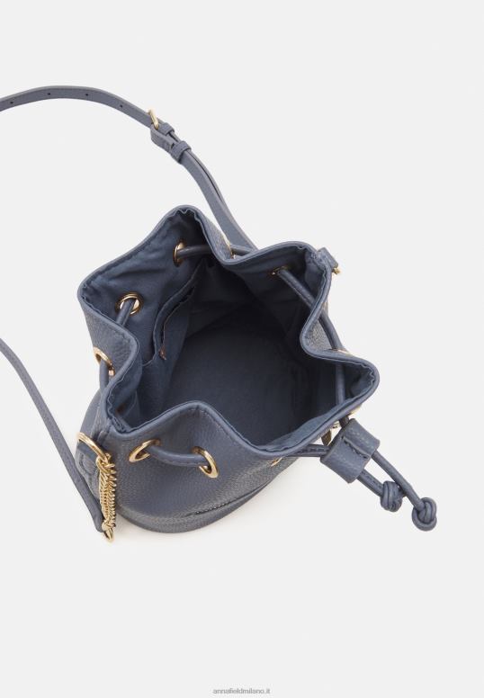 TX2DF2499 donne Anna Field borsa a tracolla azzurra