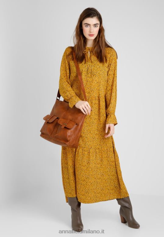 TX2DF2502 donne Anna Field borsa a tracolla cognac