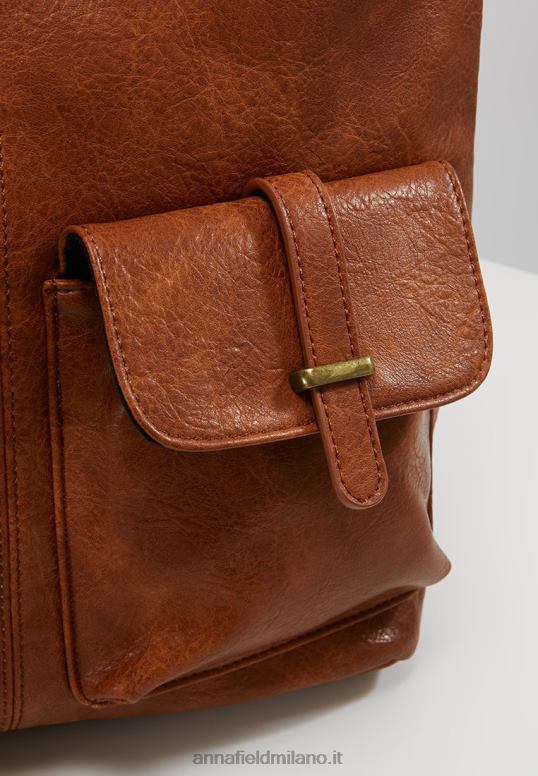TX2DF2502 donne Anna Field borsa a tracolla cognac