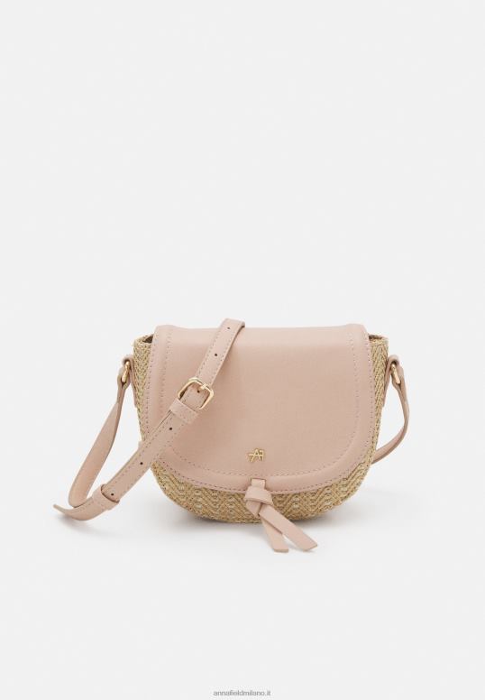 TX2DF2503 donne Anna Field borsa a tracolla beige/rosa