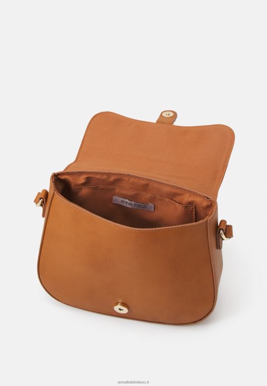 TX2DF2504 donne Anna Field borsa a tracolla cognac