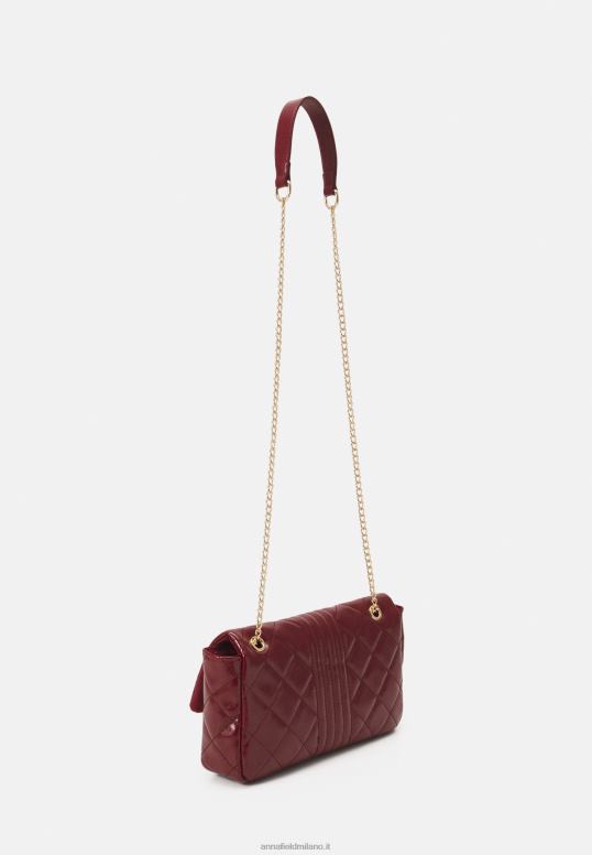 TX2DF2505 donne Anna Field borsa a tracolla bordeaux
