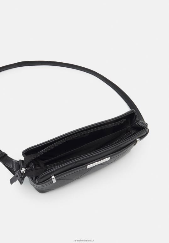 TX2DF2508 donne Anna Field borsa a tracolla nera