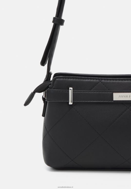 TX2DF2508 donne Anna Field borsa a tracolla nera