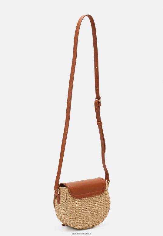 TX2DF2517 donne Anna Field borsa a tracolla beige/cognac