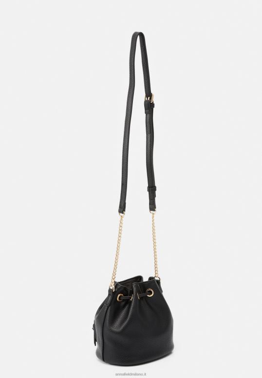 TX2DF2519 donne Anna Field borsa a tracolla 802 nera