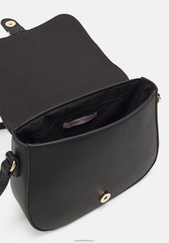 TX2DF2520 donne Anna Field borsa a tracolla nera
