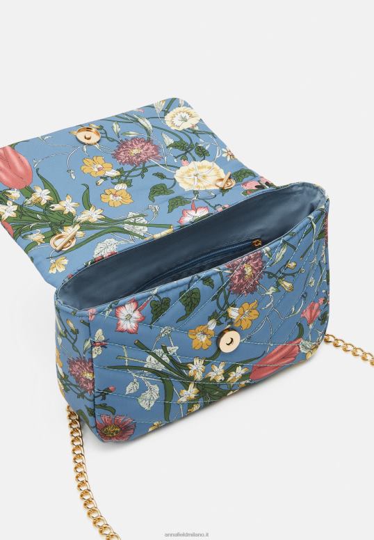 TX2DF2521 donne Anna Field borsa a tracolla blu