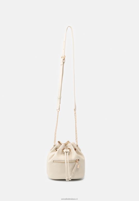 TX2DF2524 donne Anna Field borsa a tracolla 003 bianco sporco