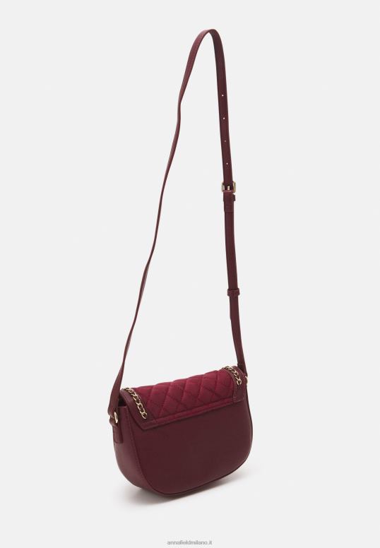 TX2DF2531 donne Anna Field borsa a tracolla bordeaux