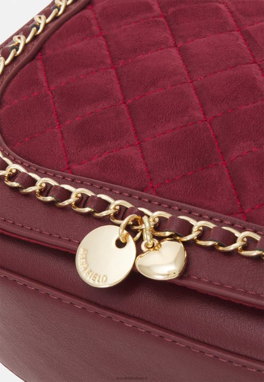 TX2DF2531 donne Anna Field borsa a tracolla bordeaux