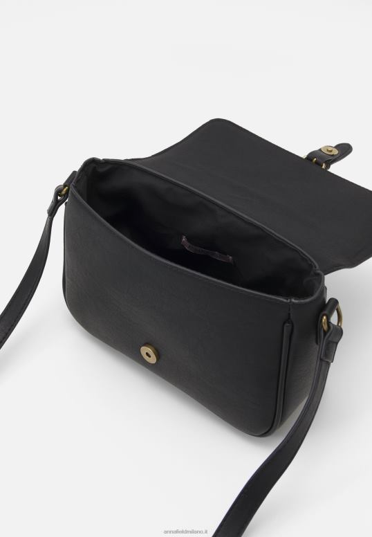 TX2DF2534 donne Anna Field borsa a tracolla nera