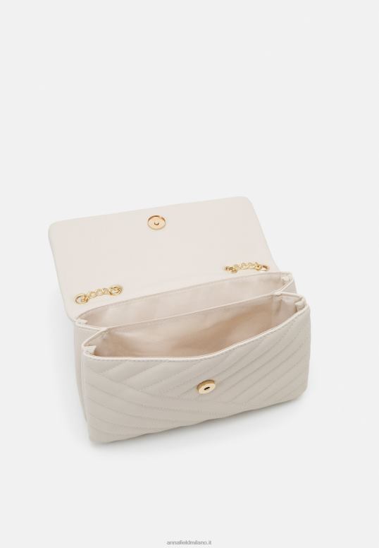 TX2DF2535 donne Anna Field borsa a tracolla bianca