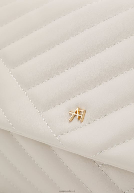 TX2DF2535 donne Anna Field borsa a tracolla bianca