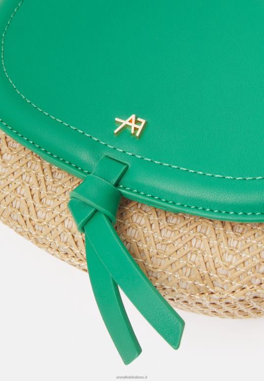 TX2DF2537 donne Anna Field borsa a tracolla verde