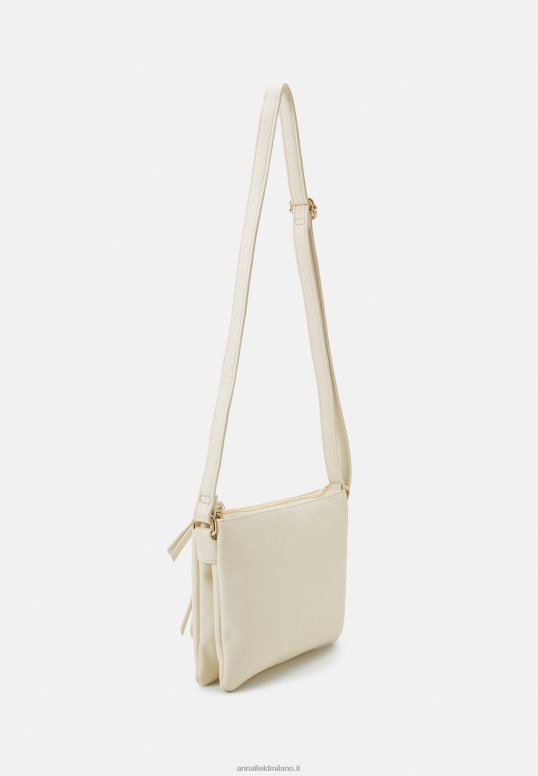 TX2DF2540 donne Anna Field borsa a tracolla bianco sporco