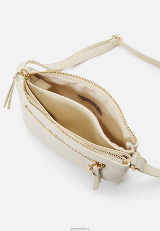 TX2DF2540 donne Anna Field borsa a tracolla bianco sporco