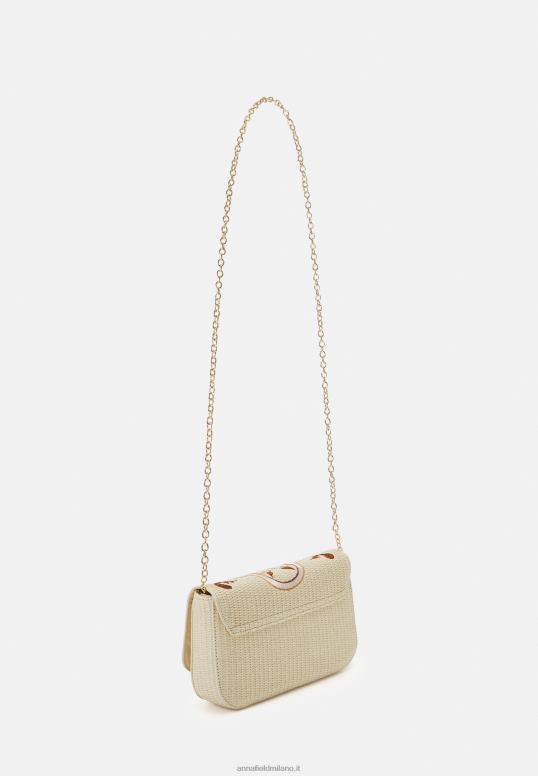TX2DF2546 donne Anna Field borsa a tracolla beige