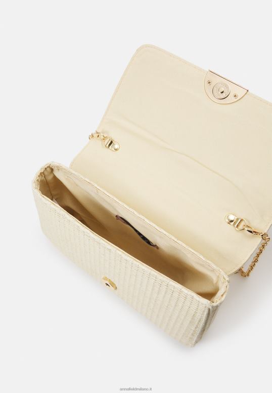 TX2DF2546 donne Anna Field borsa a tracolla beige