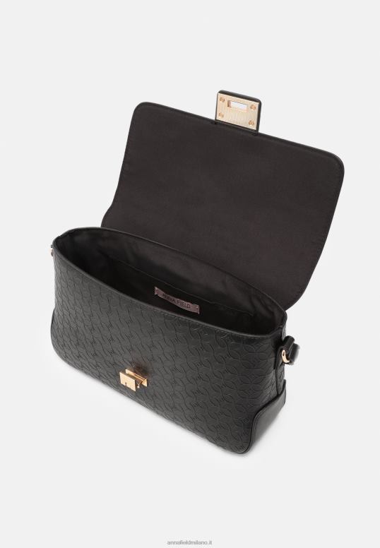 TX2DF2549 donne Anna Field borsa a tracolla 802 nera