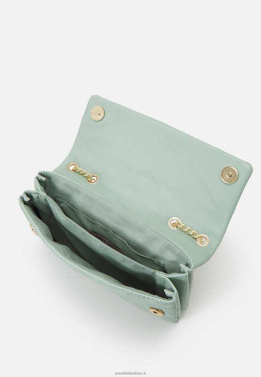 TX2DF2552 donne Anna Field borsa a tracolla color menta