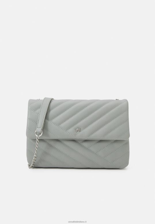 TX2DF2553 donne Anna Field borsa a tracolla grigio blu