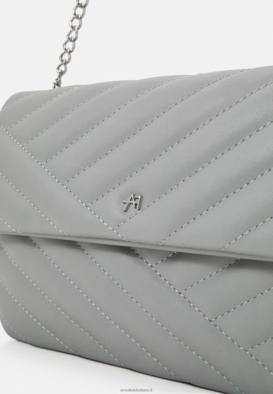 TX2DF2553 donne Anna Field borsa a tracolla grigio blu