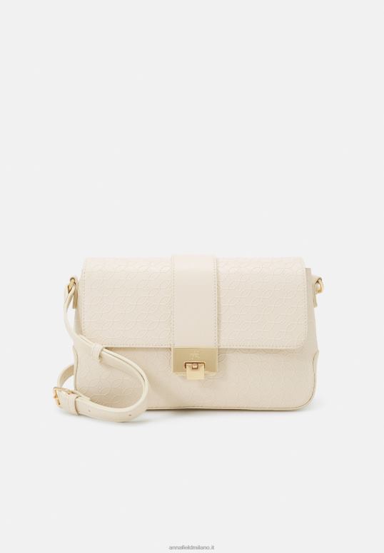 TX2DF2555 donne Anna Field borsa a tracolla bianco sporco