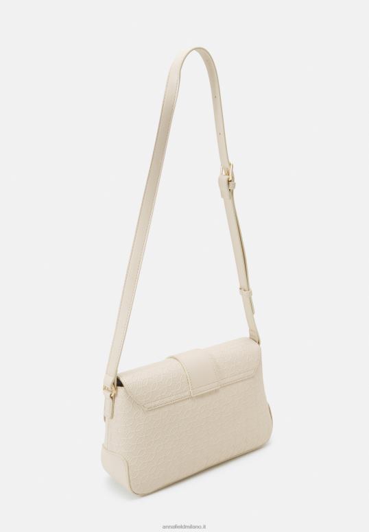 TX2DF2555 donne Anna Field borsa a tracolla bianco sporco