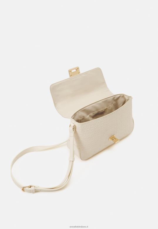 TX2DF2555 donne Anna Field borsa a tracolla bianco sporco