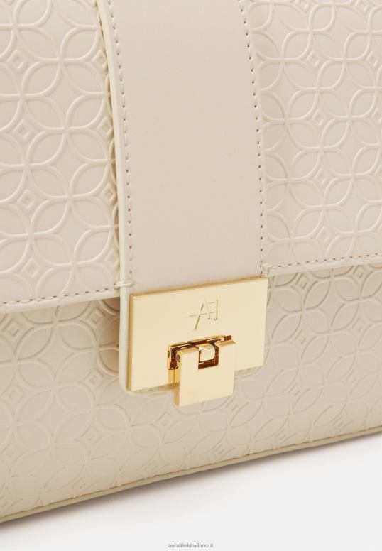 TX2DF2555 donne Anna Field borsa a tracolla bianco sporco