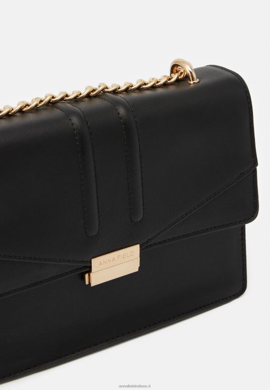TX2DF2557 donne Anna Field borsa a tracolla 802 nera