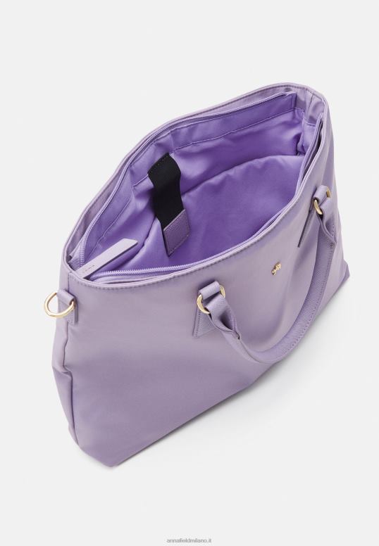 TX2DF2586 donne Anna Field borsa per laptop lilla