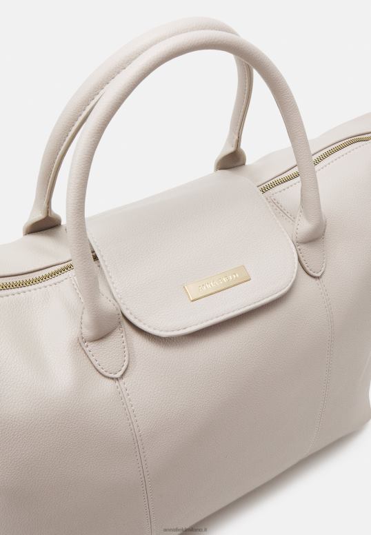 TX2DF2634 donne Anna Field borsa weekend grigio chiaro