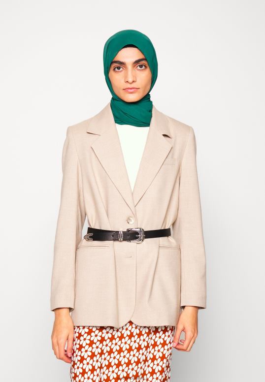 TX2DF2707 donne Anna Field Confezione da 2 foulard nero/verde