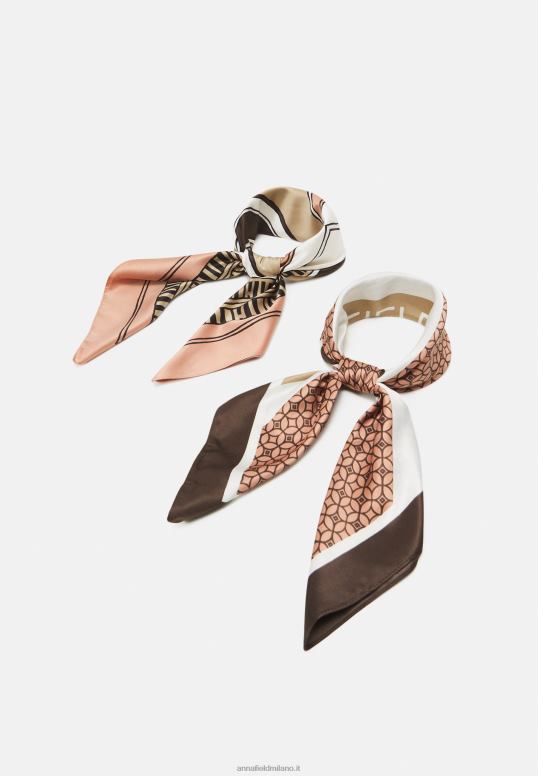 TX2DF2709 donne Anna Field Confezione da 2 foulard rosa