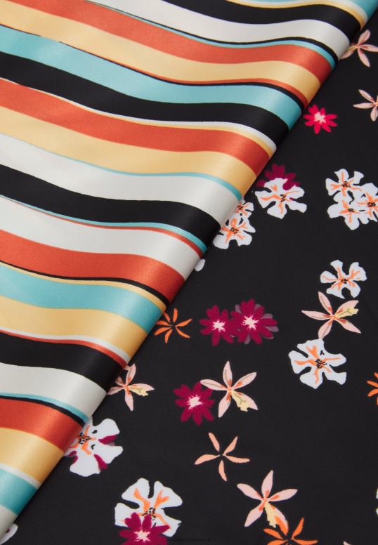 TX2DF2712 donne Anna Field Confezione da 2 foulard multicolore/nero