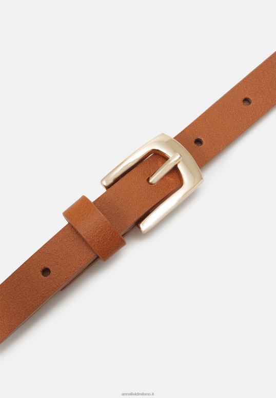 TX2DF2727 donne Anna Field Confezione da 2 cinture nero/cognac