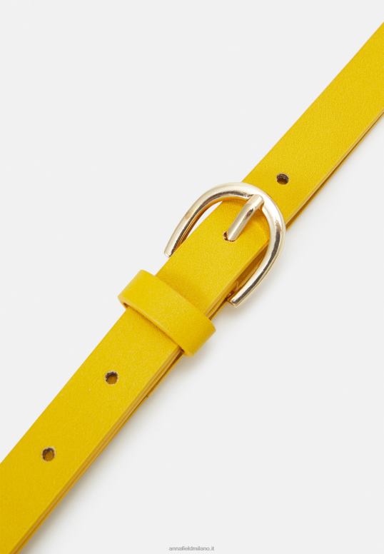 TX2DF2729 donne Anna Field Confezione da 3 cinture nero/giallo/taupe